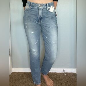 Good American Good classic button fly jeans, size 25